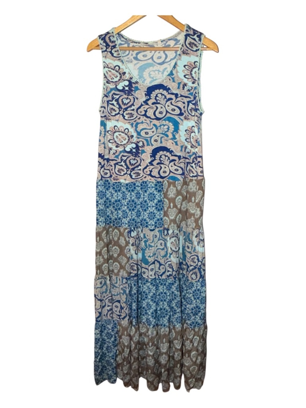 Soft Surroundings Tiered Maxi Dress XL